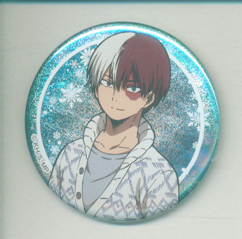 My Hero Academia In J World Tokyo 56mm Glitter Can Badge Shoto Todoroki Mandarake 在线商店