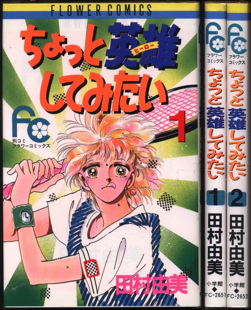 小学館 フラワーコミックス 田村由美 ちょっと英雄してみたい 全2巻 セット