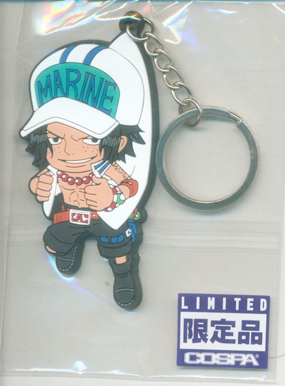 One Piece Jf限定 エース海軍衣装ver つままれキーホルダー まんだらけ Mandarake