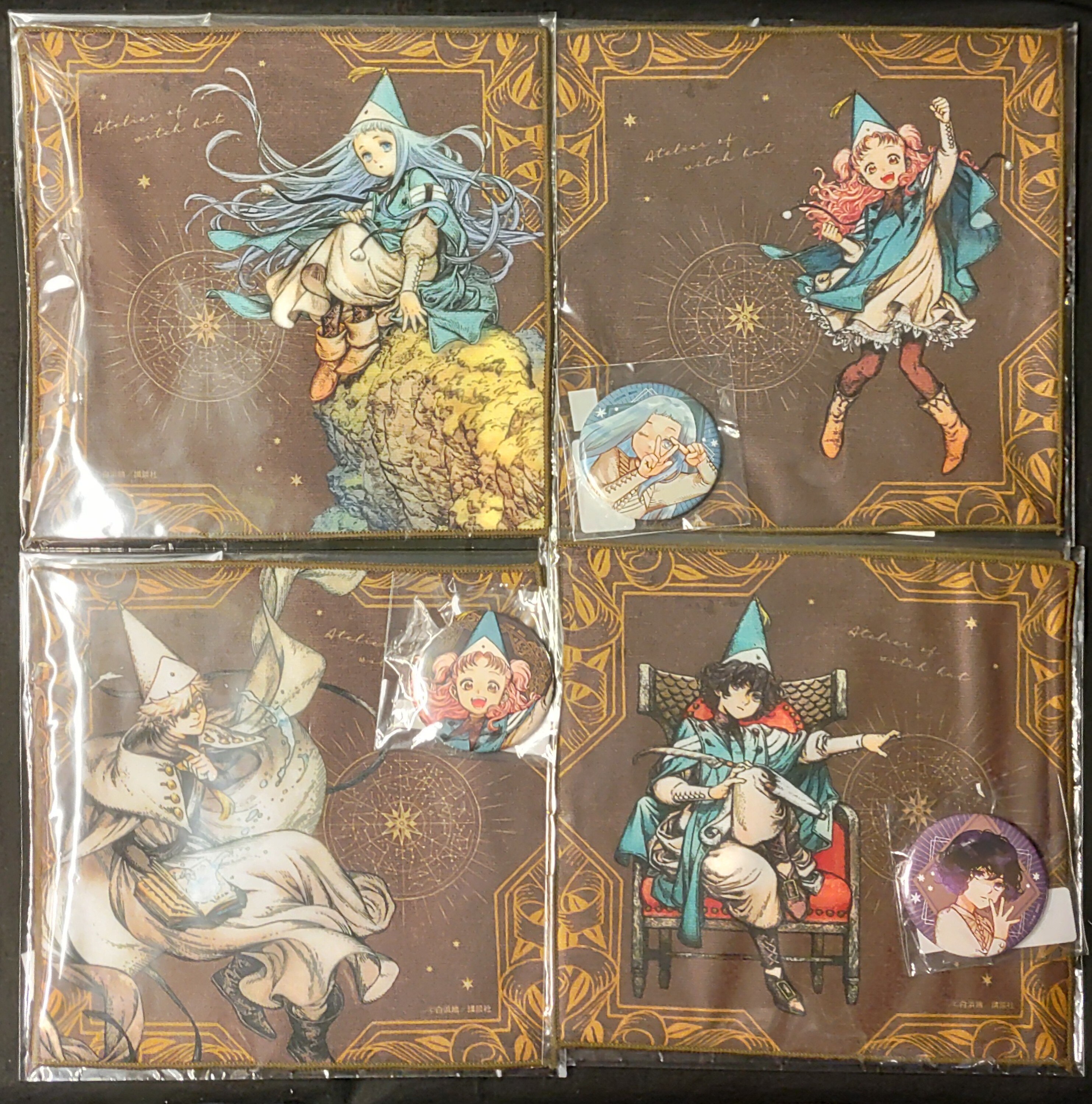 とんがり帽子のアトリエ キーフリー アクリルスタンド 色紙 2点セット
