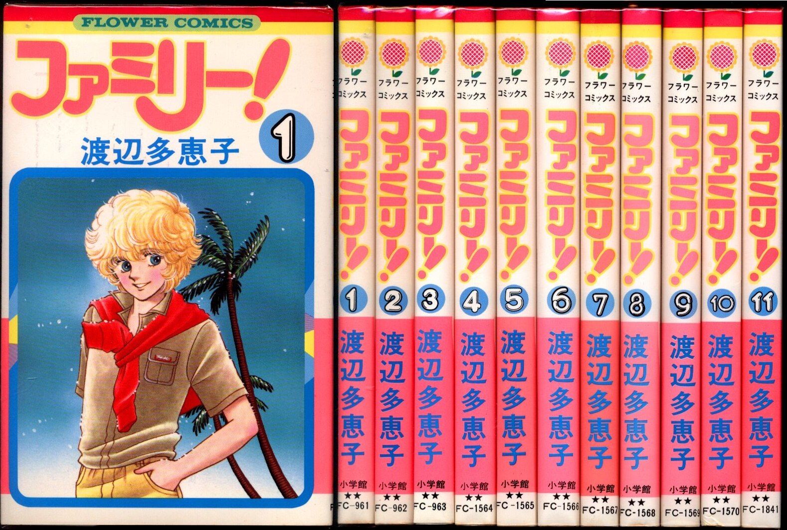小学館 フラワーコミックス 渡辺多恵子 ファミリー 全11巻 セット まんだらけ Mandarake
