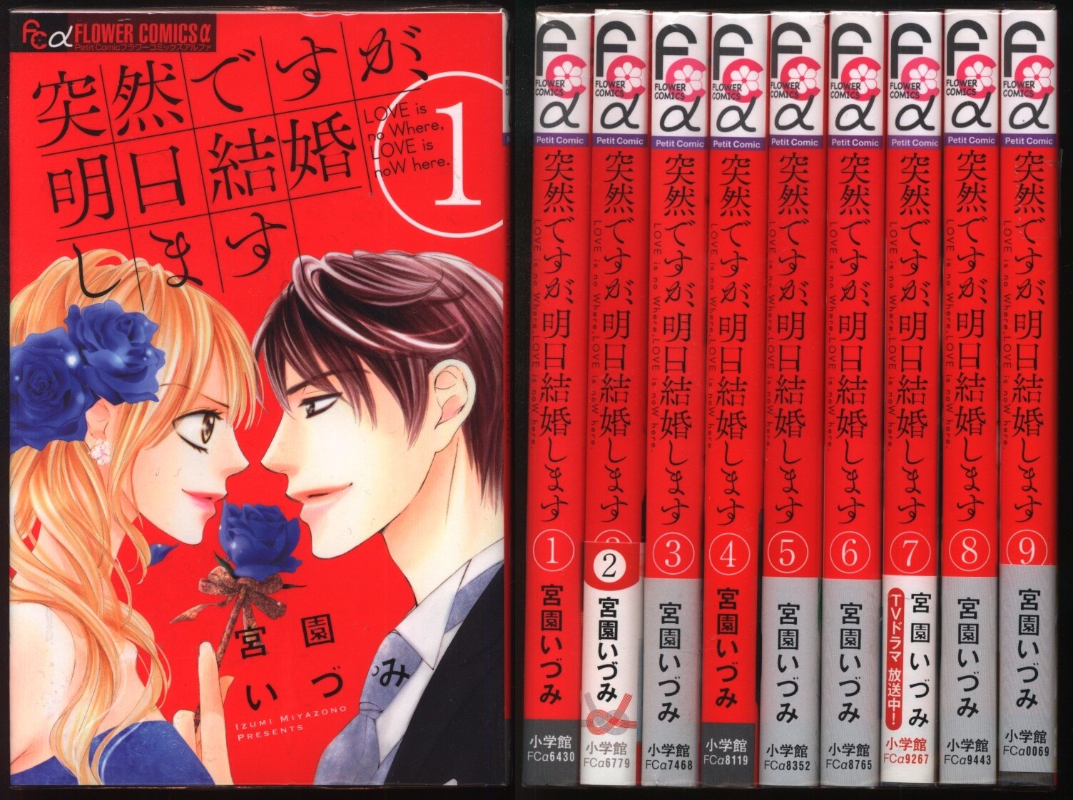 小学館 フラワーcアルファ 宮園いづみ 突然ですが 明日結婚します 全9巻 セット まんだらけ Mandarake