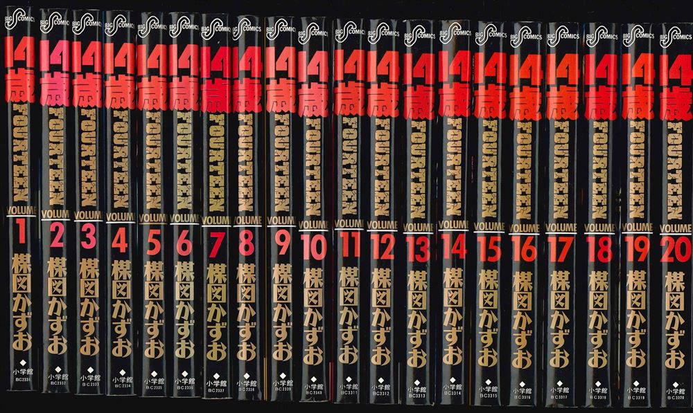 Shogakukan Big Comics Kazuo Umezu 14-year-old Complete 20 Volume Set ...