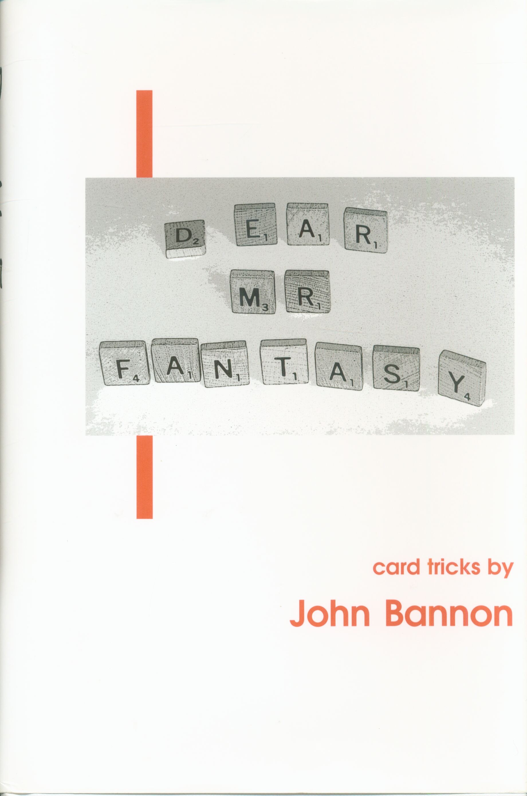 Bannon John Bannon Dear Mr Fantasy Mandarake   01007491980 