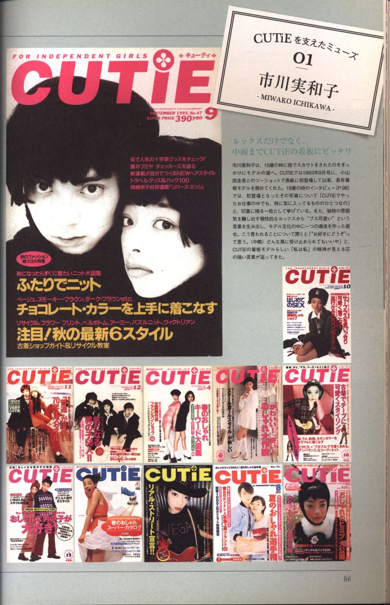 キューティー CUTIE 雑誌 別冊宝島 1988年～1989年 - ファッション