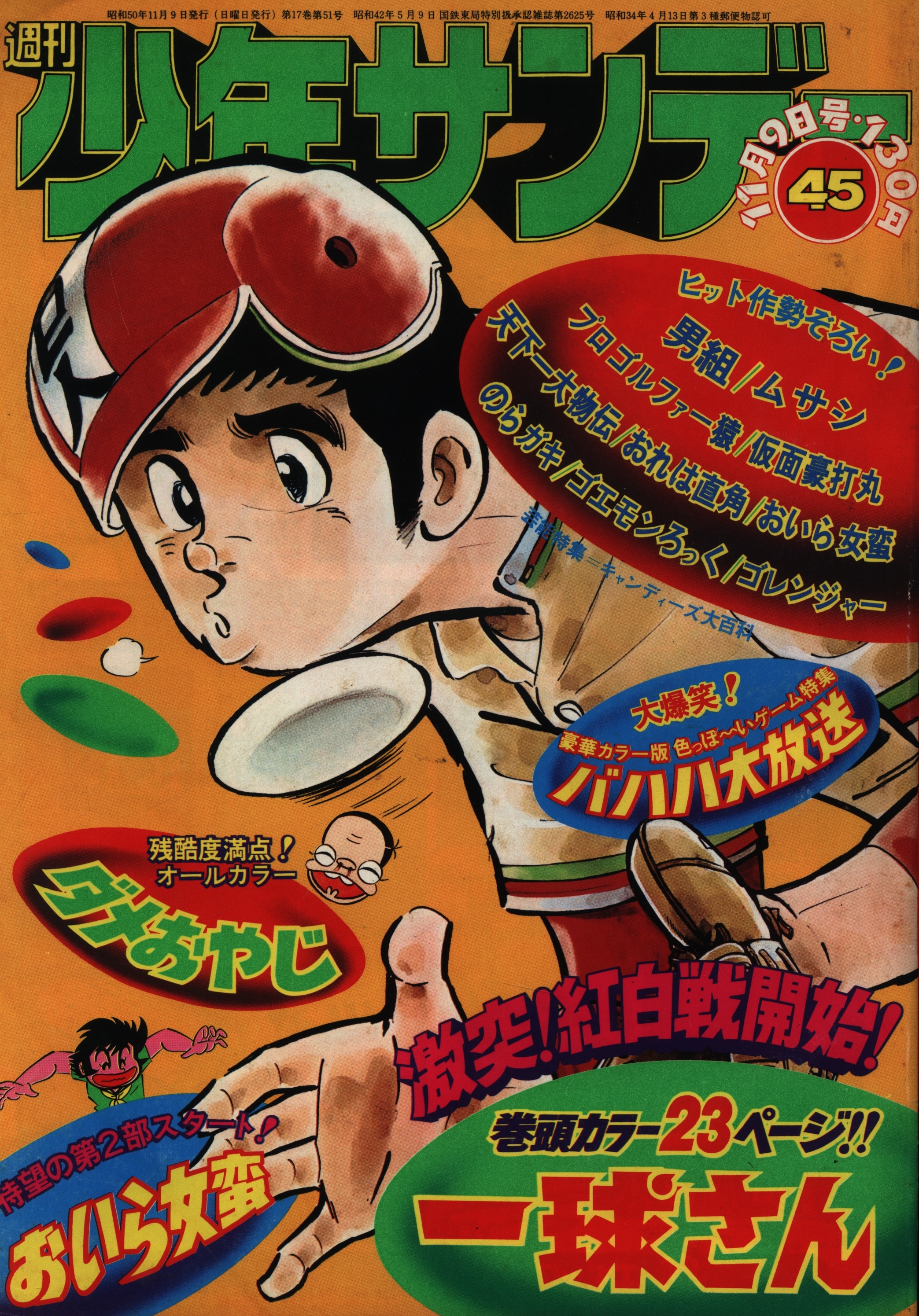 少年サンデー1975年31〜33号雑誌