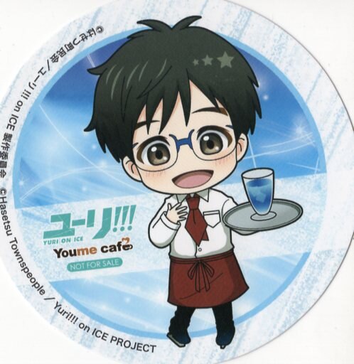 Youme Cafe スイーツパラダイス ユーリ On Ice 勝生勇利 トレーディング コースター まんだらけ Mandarake