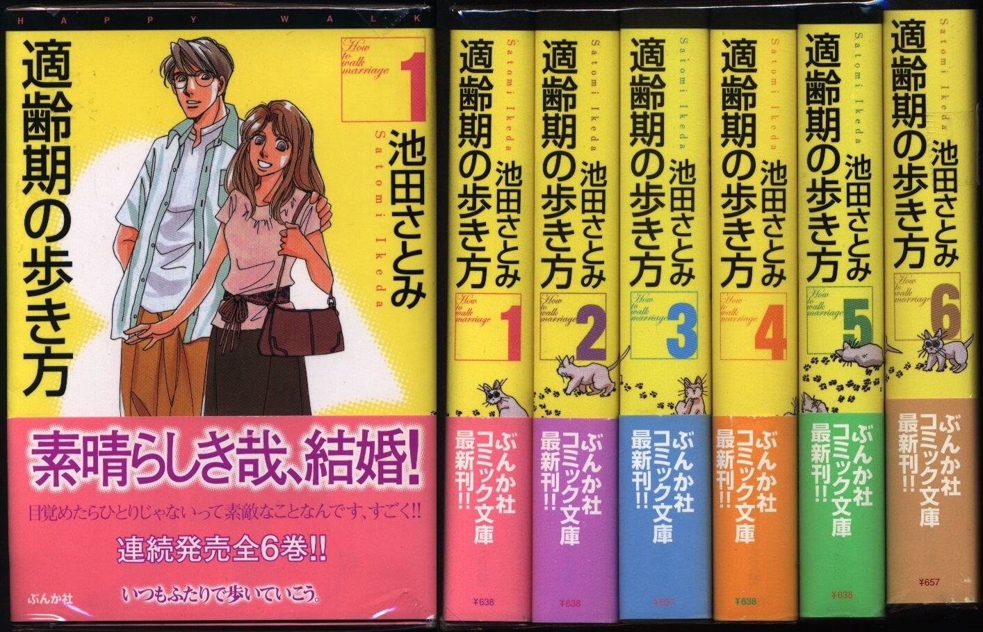 ぶんか社 ぶんか社コミック文庫 池田さとみ 適齢期の歩き方 文庫版 全6巻 セット まんだらけ Mandarake