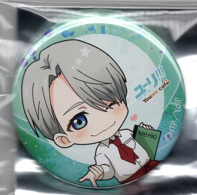 Youme Cafe スイーツパラダイス ユーリ On Ice ヴィクトル ニキフォロフ トレーディング 缶バッジ まんだらけ Mandarake
