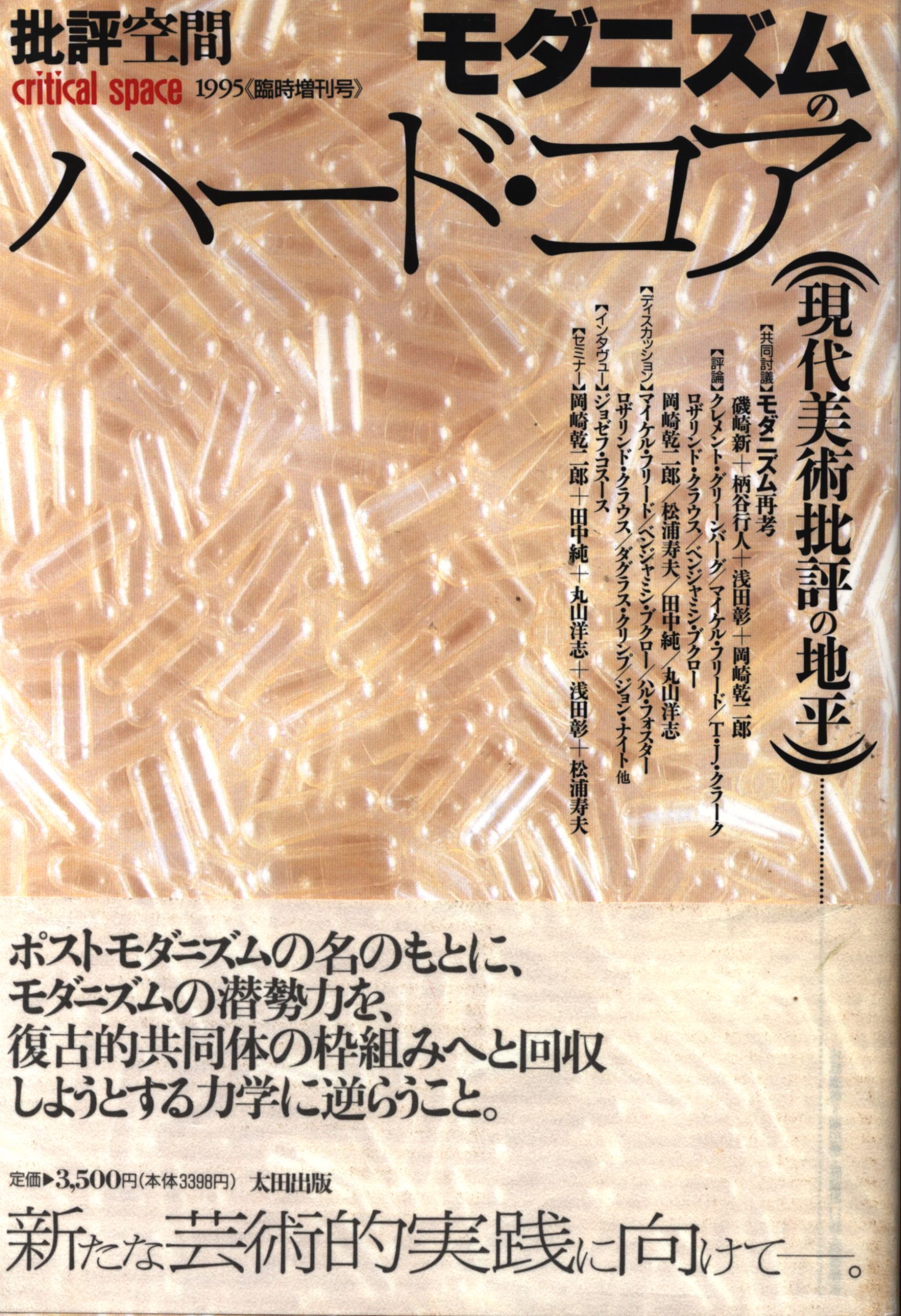 批評空間臨時増刊号 浅田彰 モダニズムのハードコア 現代美術批評の