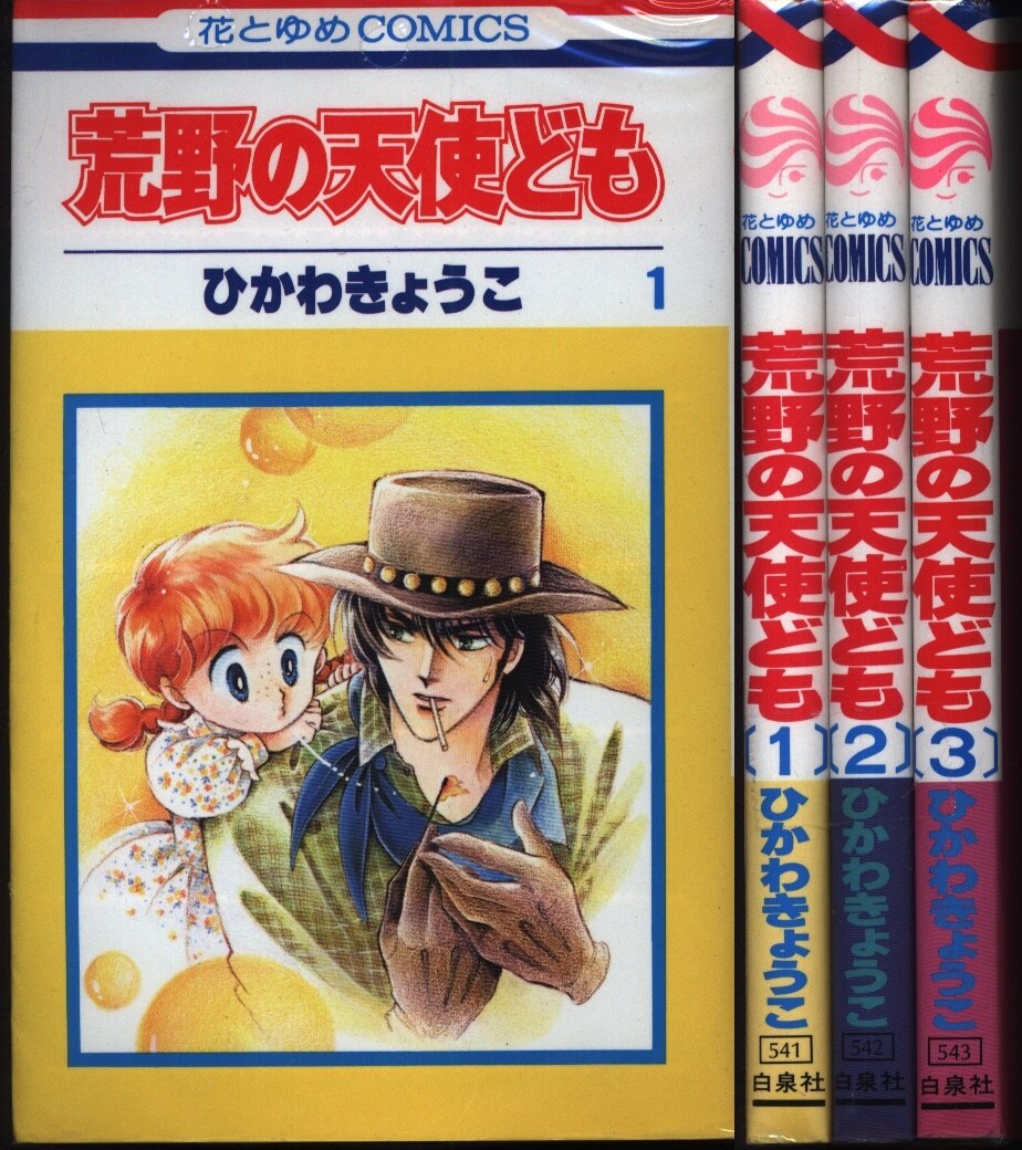 白泉社 花とゆめコミックス ひかわきょうこ 荒野の天使ども 全3巻