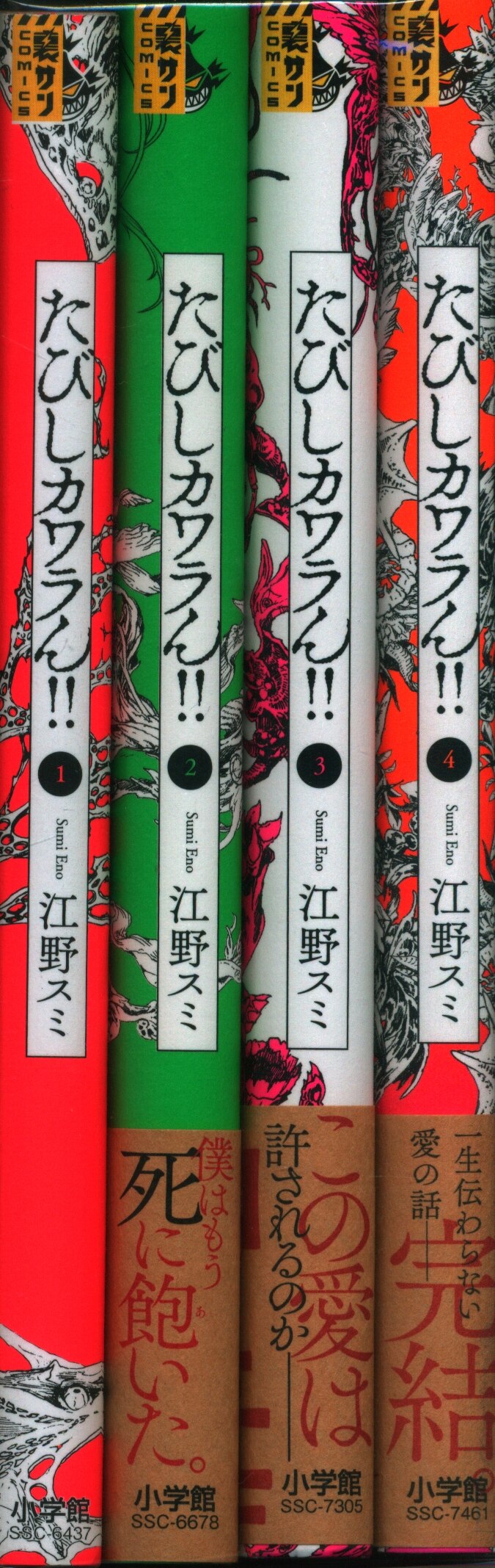 小学館 裏少年サンデーコミックス 江野スミ たびしカワラん 全4巻 セット まんだらけ Mandarake