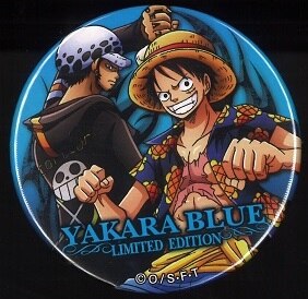 ブルジュラ 輩缶バッジ Blue One Piece ルフィ ロー アニメイト限定 第3弾 まんだらけ Mandarake