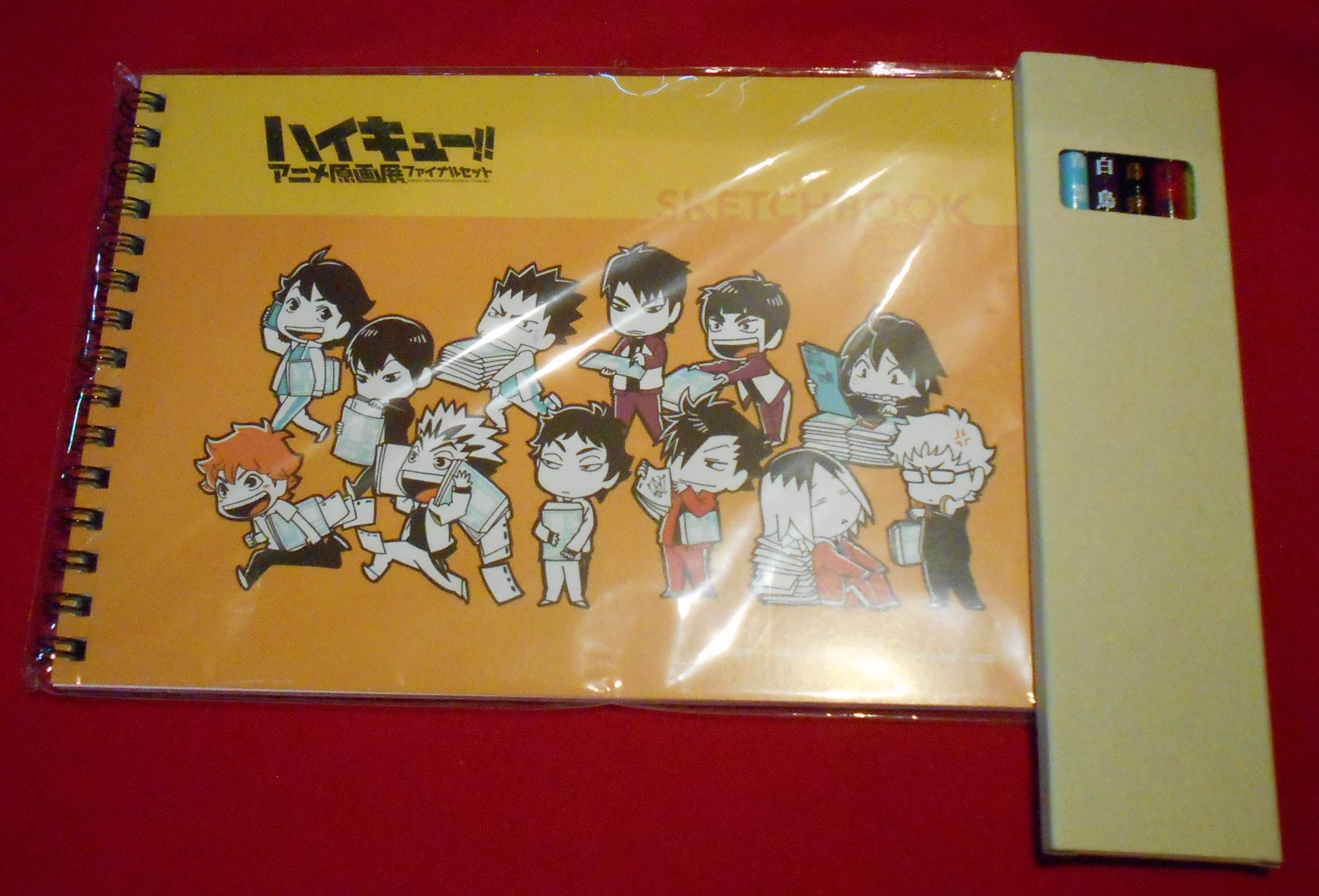 ハイキュー アニメ原画展ファイナルセット 鉛筆 ノートセット まんだらけ Mandarake