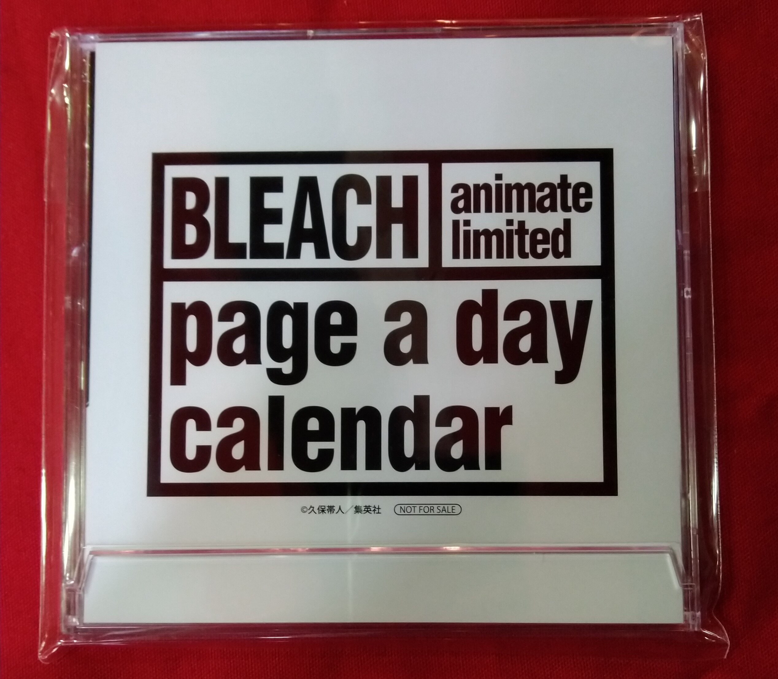 Mandarake Bleach Illustration Collection Jet Kubo Obi People Animate Purchase Bonus Daily Rip Off A Page Calendar Bleach Daily Rip Off A Page Calendar Quotations Calendar