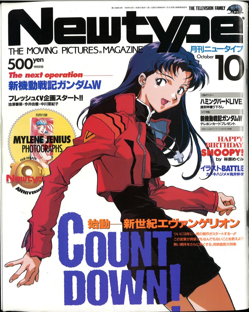 Kadokawa Shoten Anime Magazines from 1995 (Heisei 7) Main Magazine Only Newtype 1995 ( Heisei Era 7) October Issue 9510