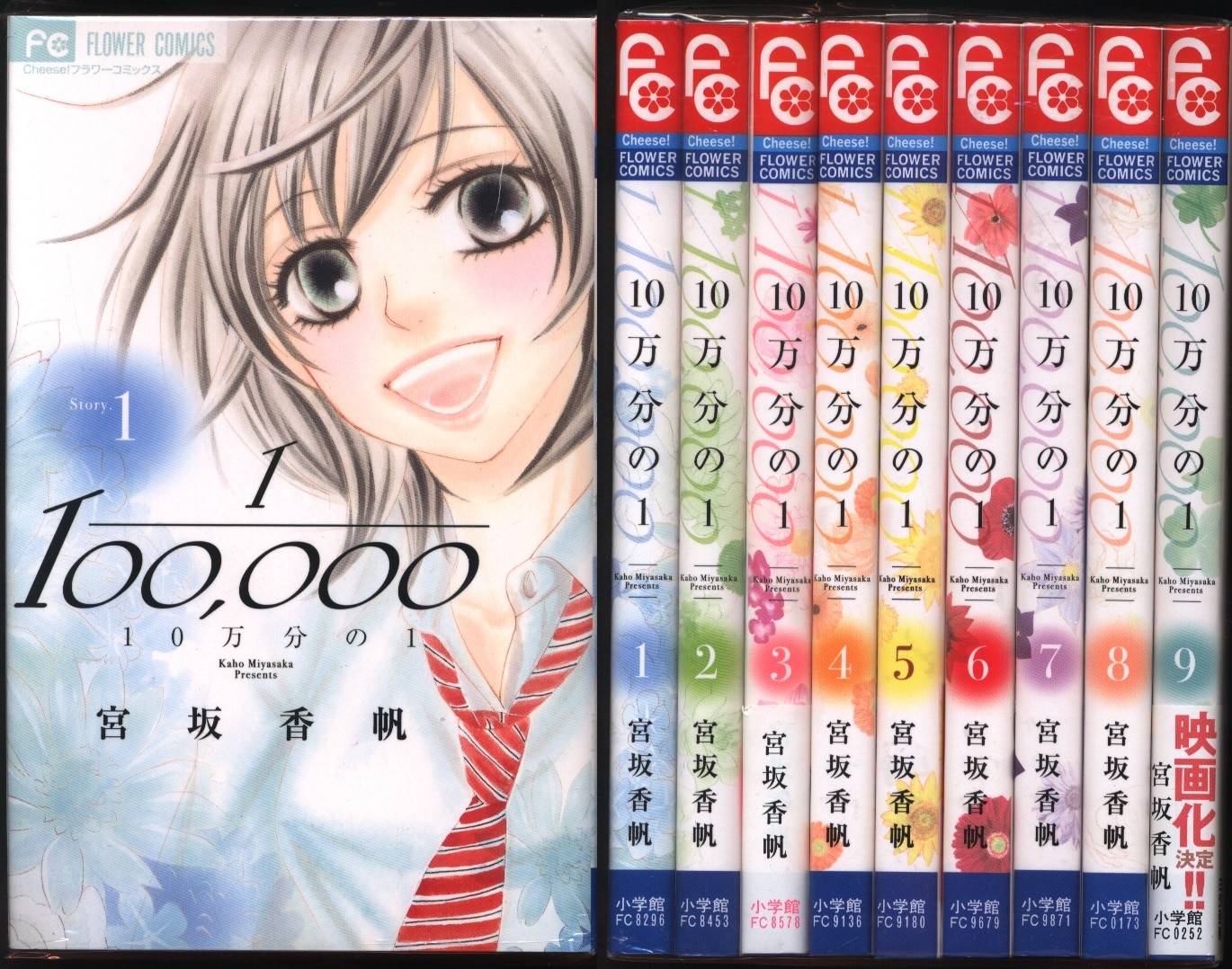 小学館 フラワーコミックス 宮坂香帆 10万分の1 全9巻 セット まんだらけ Mandarake