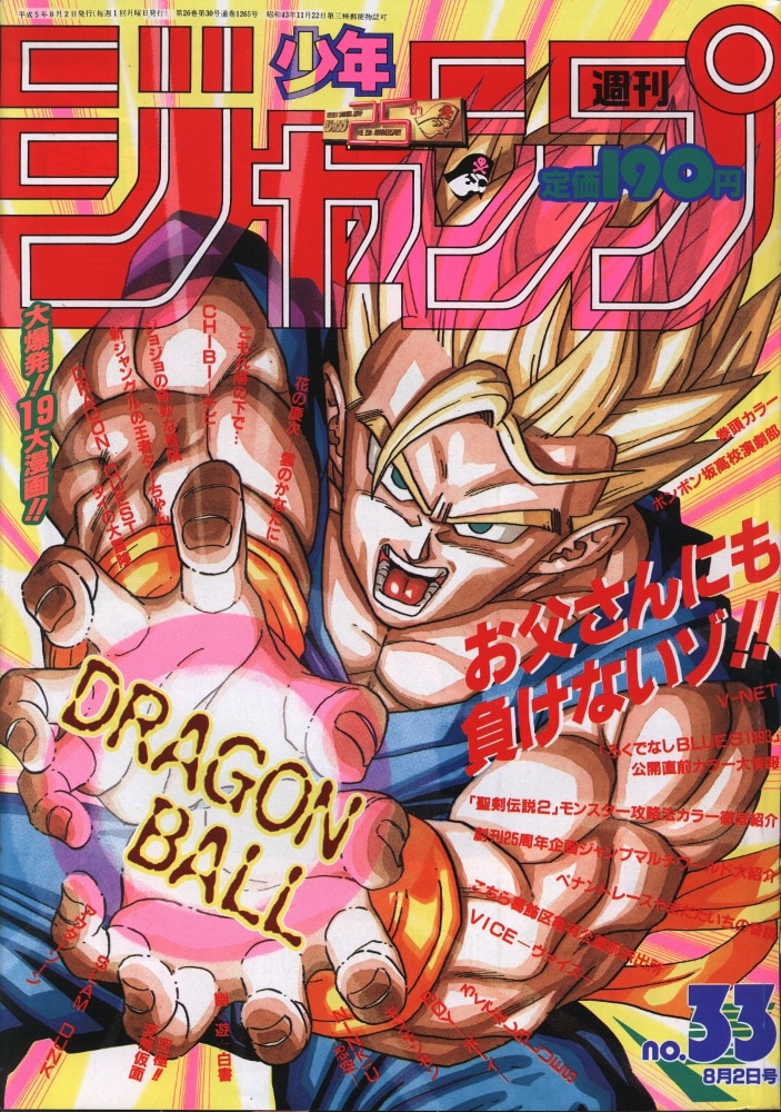 集英社 週刊少年ジャンプ 1993年 平成5年 33号 まんだらけ Mandarake
