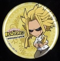 Animate Cafe 第2弾 カフェスタイル 僕のヒーローアカデミア トレーディング缶バッジ オールマイト トゥルーフォルム 痩 オールマ まんだらけ Mandarake