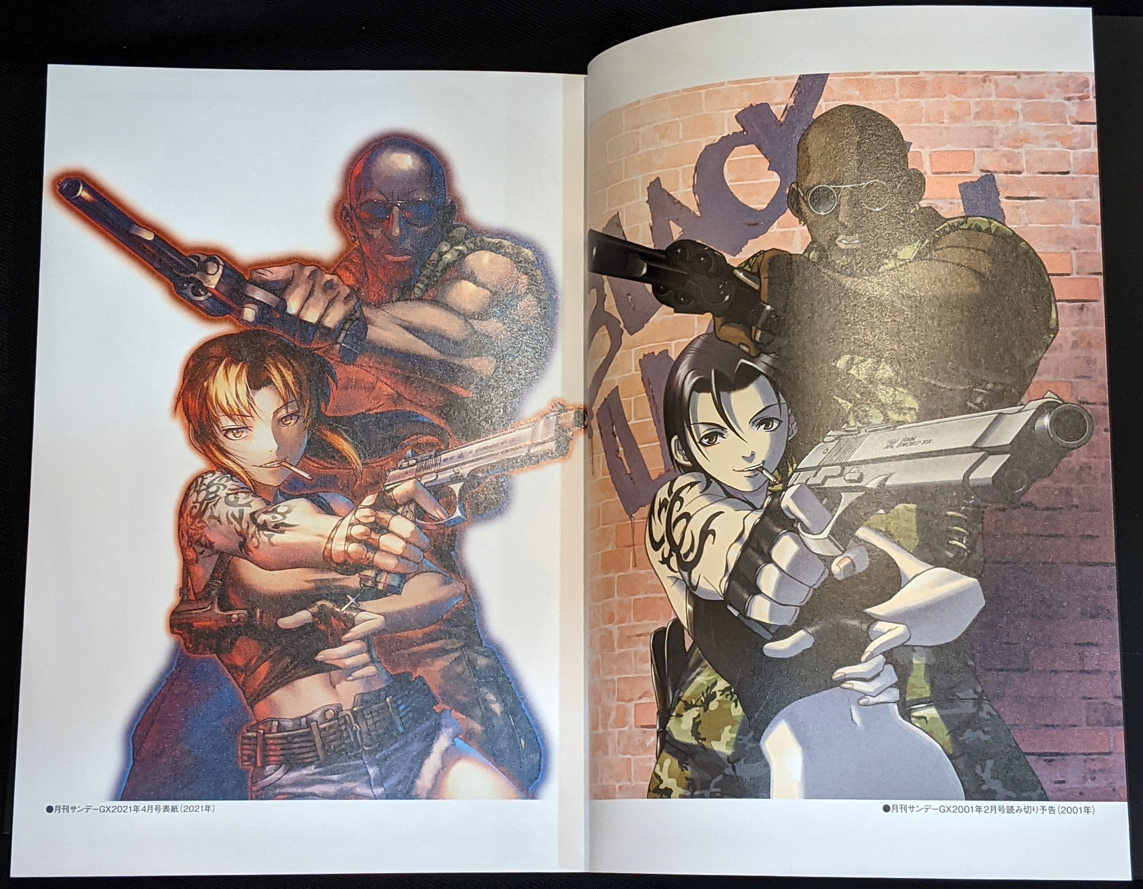 Shogakukan Limited Edition Rei Hiroe Onslaught BLACK LAGOON Illustrations