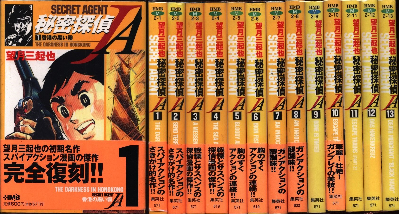 Mikiya Mochizuki Secret Detective Ja Paperback Version Complete 13 Issue Set Mandarake Online Shop