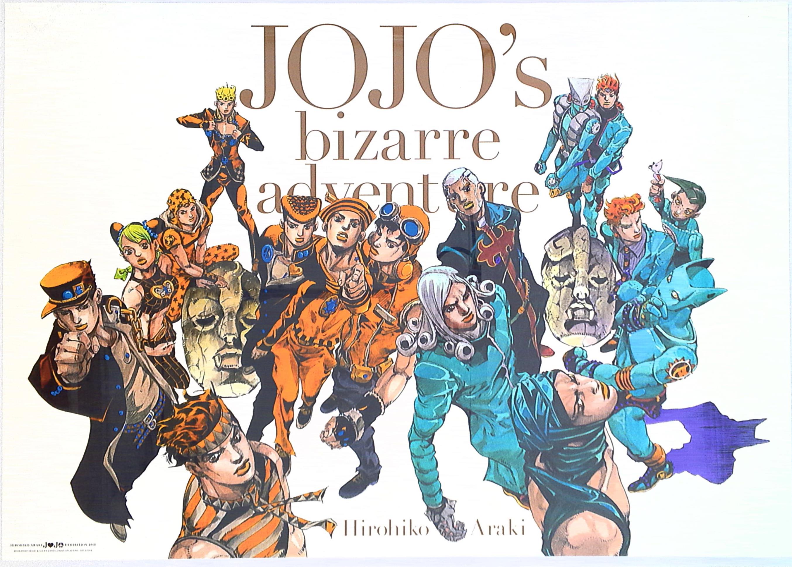 JoJo's Bizarre Adventure All Star A B2 Poster Exhibition 2012