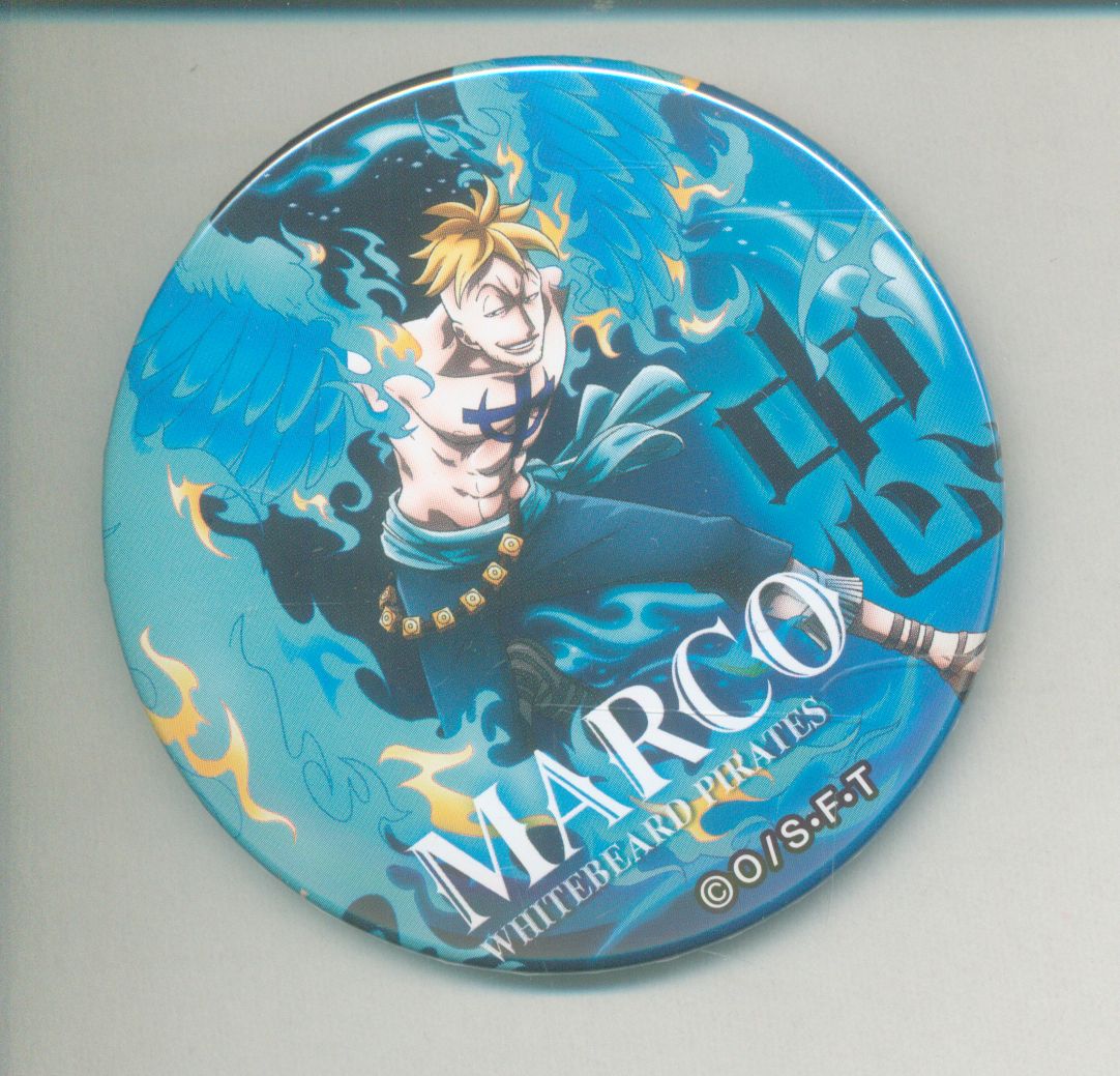 Brujula fellow Can Badge BEAST ONE PIECE Marco 10th edition