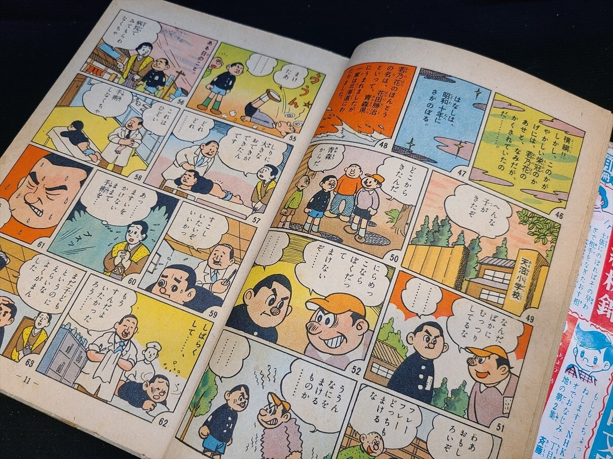今月限定集英社おもしろ漫画文庫168　横綱若乃花 青年