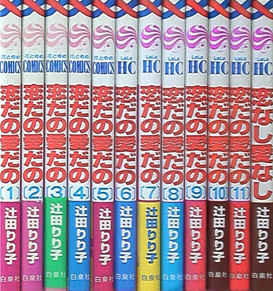 白泉社 花とゆめコミックス 辻田りり子 恋だの愛だの 全11巻/恋なし愛 ...
