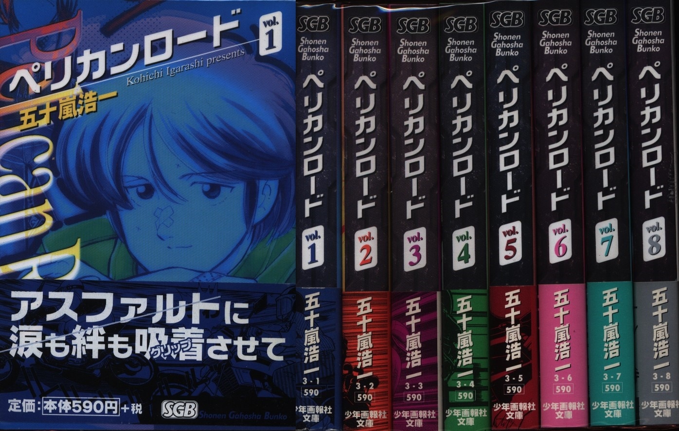 少年画報社文庫 五十嵐浩一 ペリカンロード 文庫版 全8巻 セット まんだらけ Mandarake