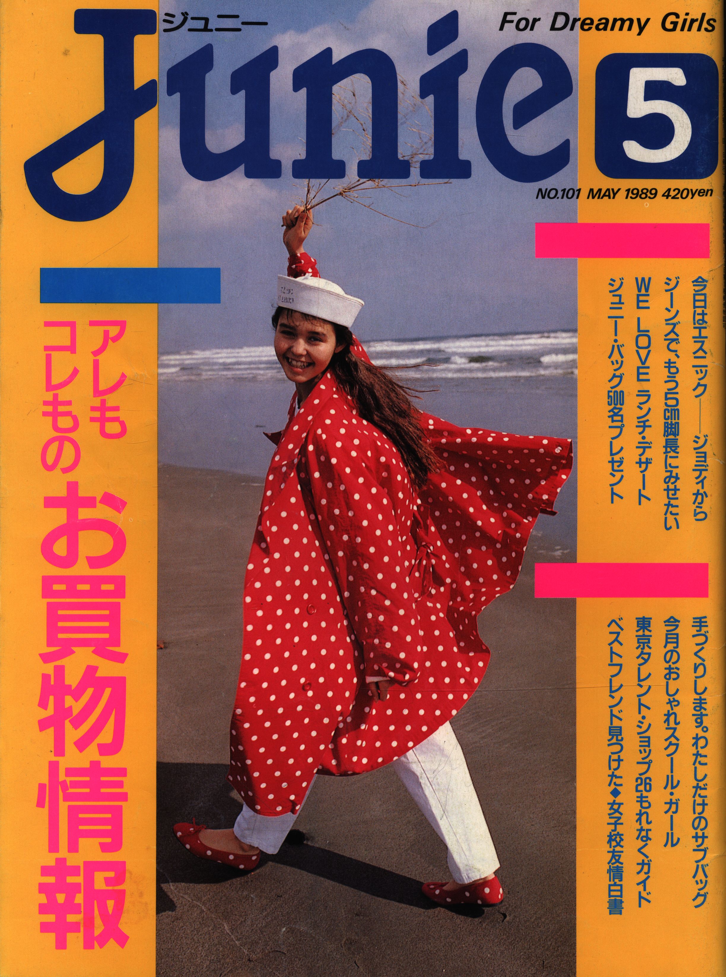1620円 Seasonal Wrap入荷 ジュニー雑誌 JUNIE 1988年9月号