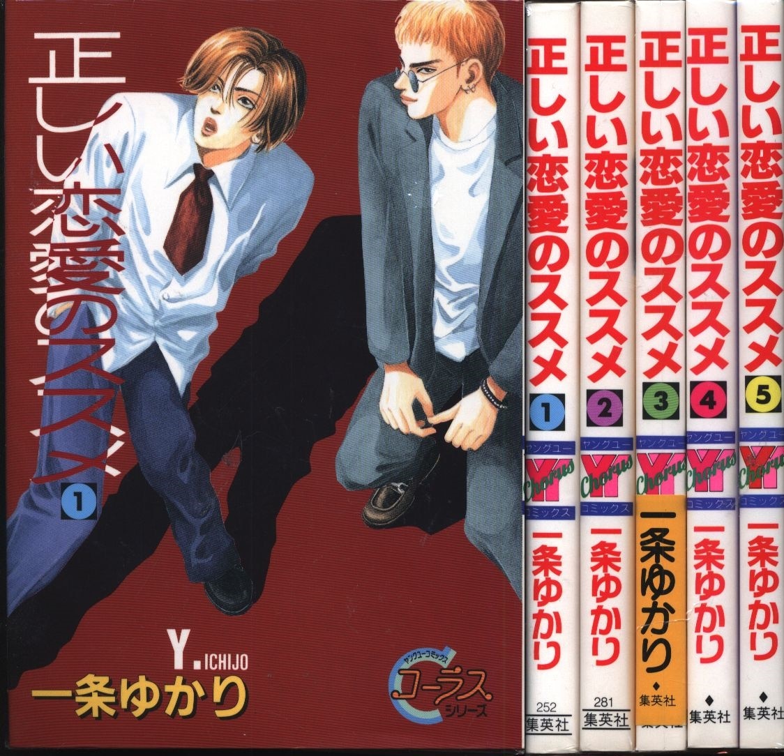 集英社 Young Youコミックス 一条ゆかり 正しい恋愛のススメ 全5巻 セット まんだらけ Mandarake