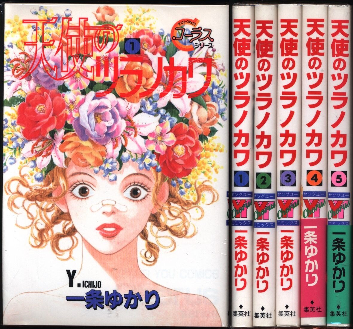 まんだらけ通販 集英社 Young Youコミックス 一条ゆかり 天使のツラノカワ 全5巻 セット Sahraからの出品