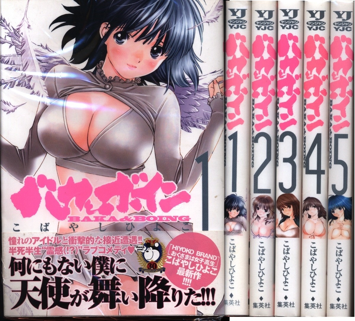 Shueisha Young Jump Comics Kobayashi Hiyoko Stupid And Busty 5 Volumes Set Mandarake Online Shop
