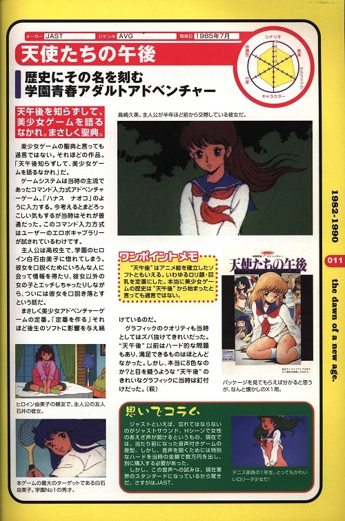 割引き初版　パソコン美少女ゲーム歴史大全 : 1982-2000 パソコンゲーム