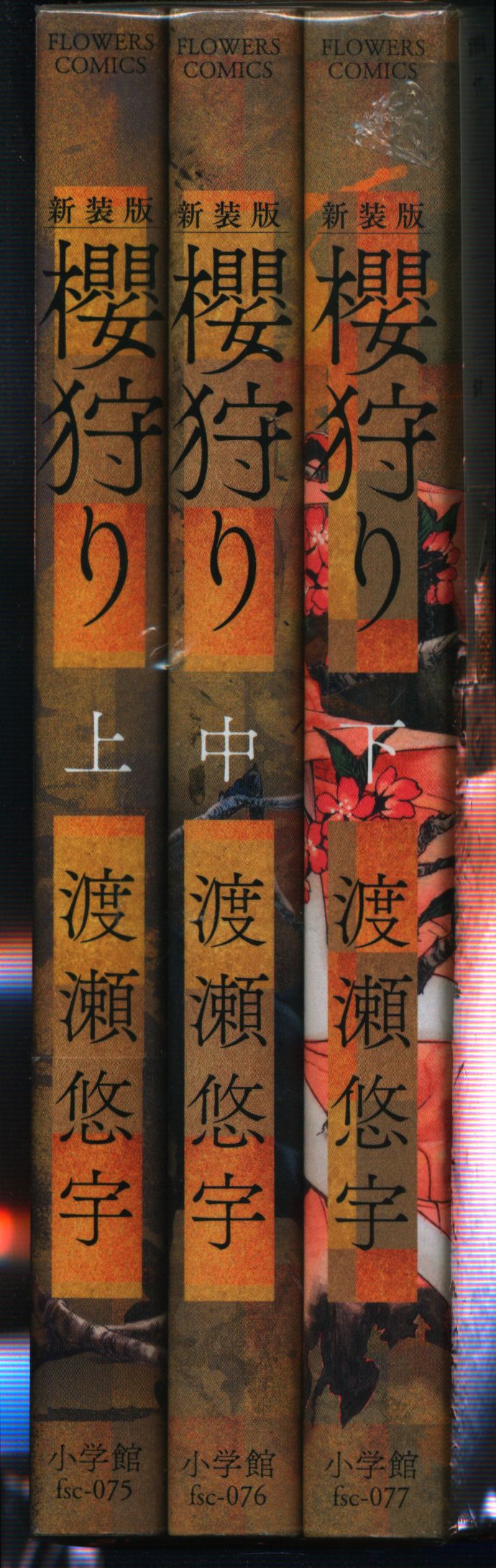 小学館 フラワーコミックス 渡瀬悠宇 櫻狩り 新装版 全3巻 セット まんだらけ Mandarake