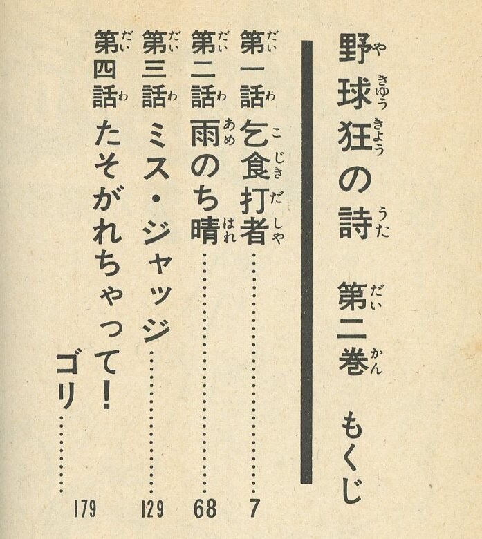 講談社 マガジンKC(旧マーク) 水島新司 野球狂の詩 2 再版 | ありある