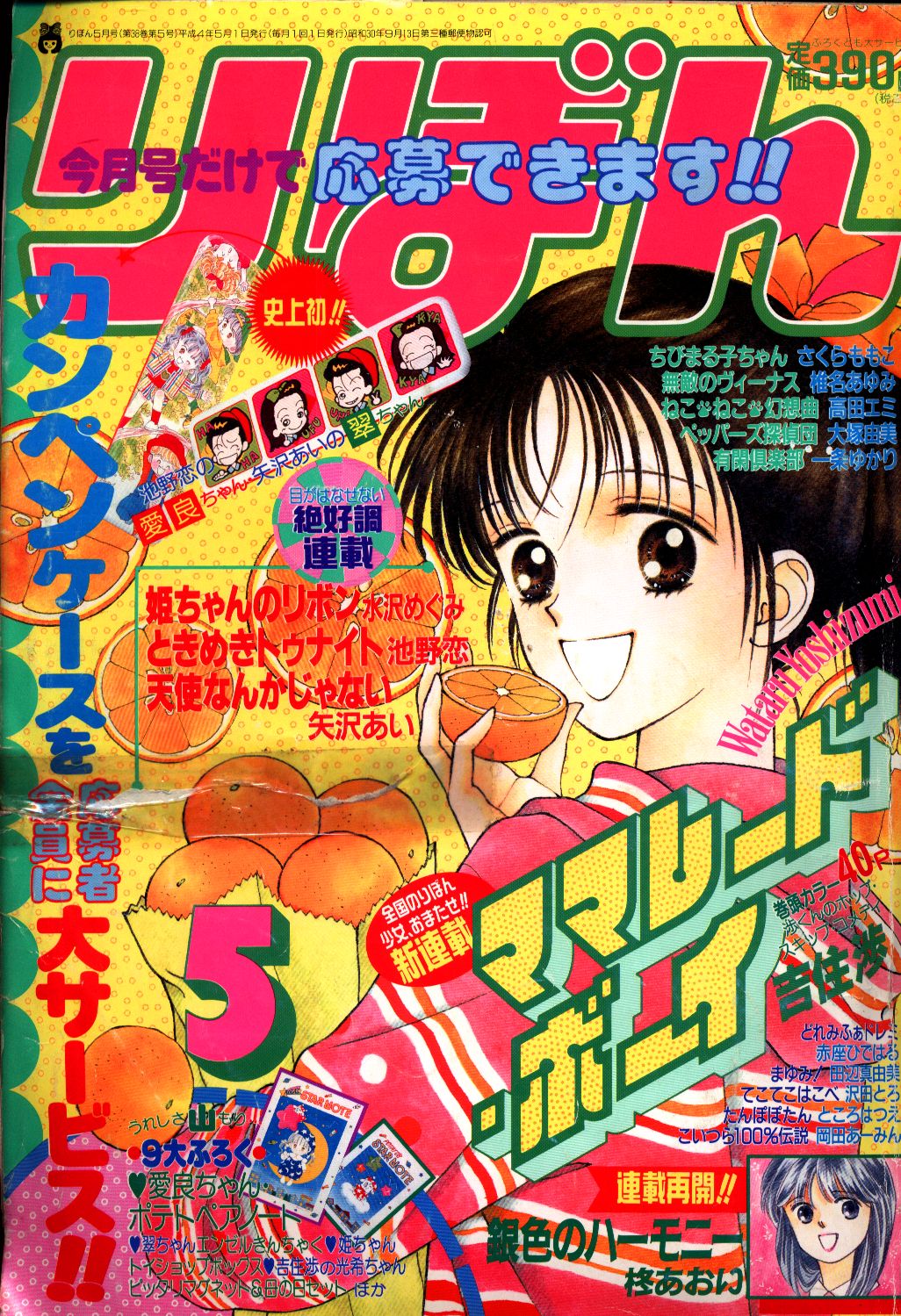 本日特価 - 少女漫画 雑誌 りぼん 少女漫画 ② 1993年1月〜12月 12冊 