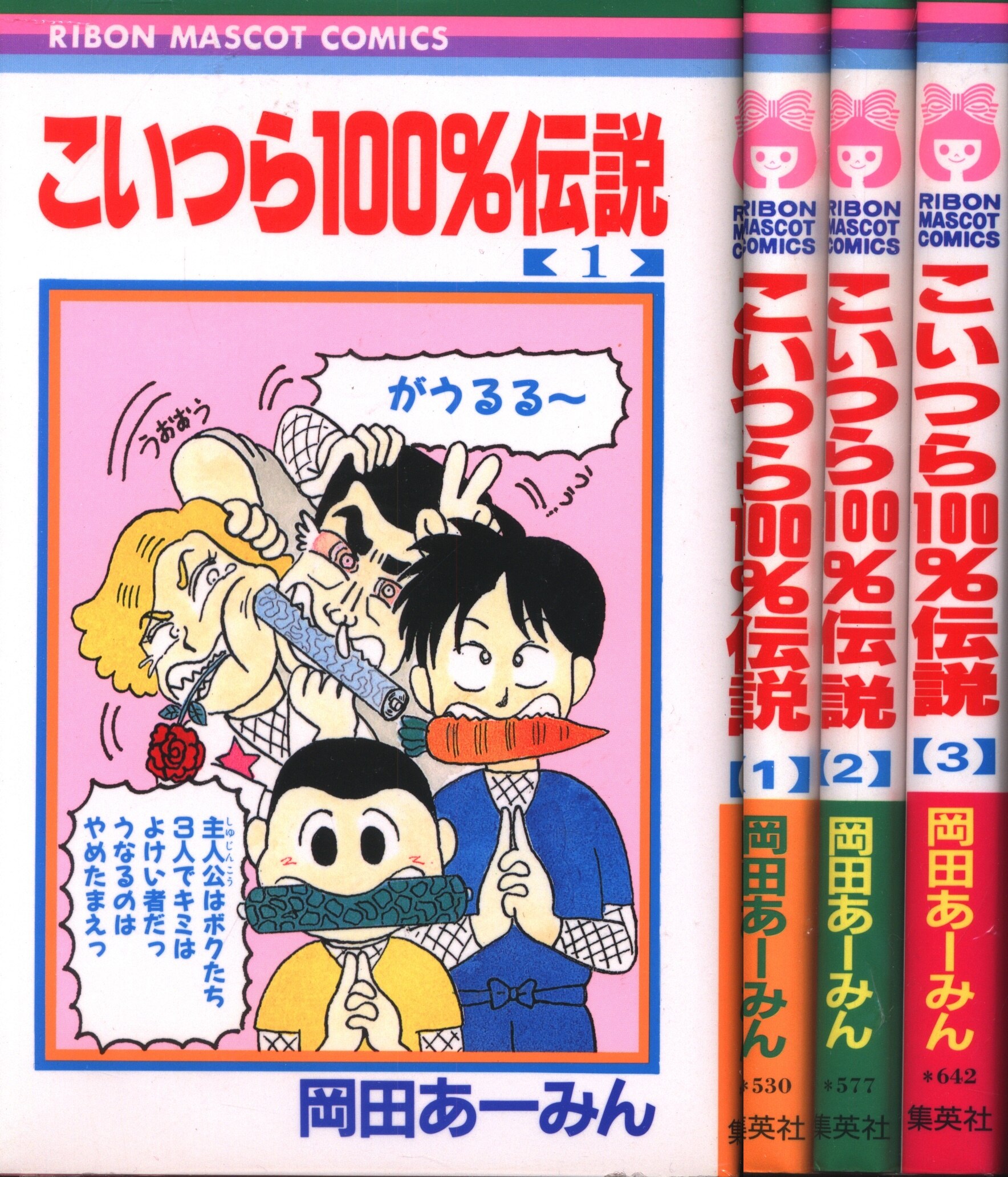 集英社 りぼんマスコットコミックス 岡田あーみん こいつら100 伝説 全3巻 セット まんだらけ Mandarake