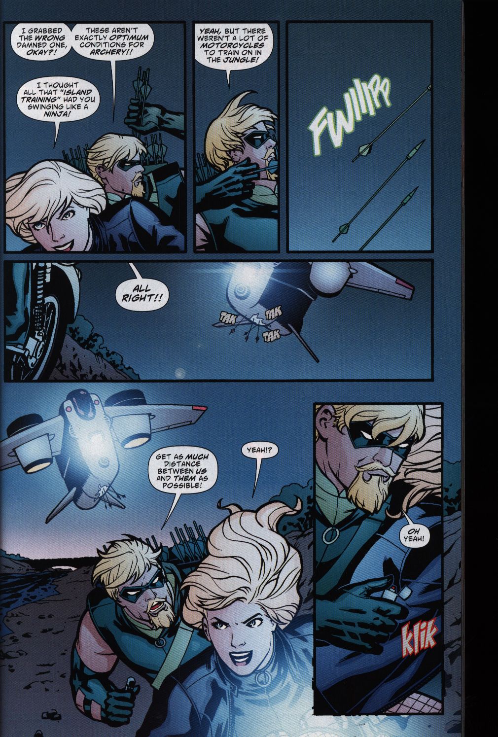 (original book) dc comics green arrow and black canary family