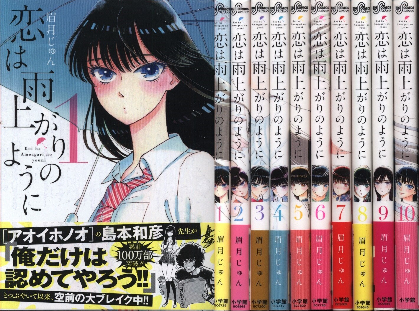 小学館 ビッグコミックス 眉月じゅん 恋は雨上がりのように 全10巻セット 全巻セット まんだらけ Mandarake 小学館 ビッグコミックス 眉月じゅん 恋は雨上がりのように 全10巻セット 全巻セット まんだらけ Mandarake
