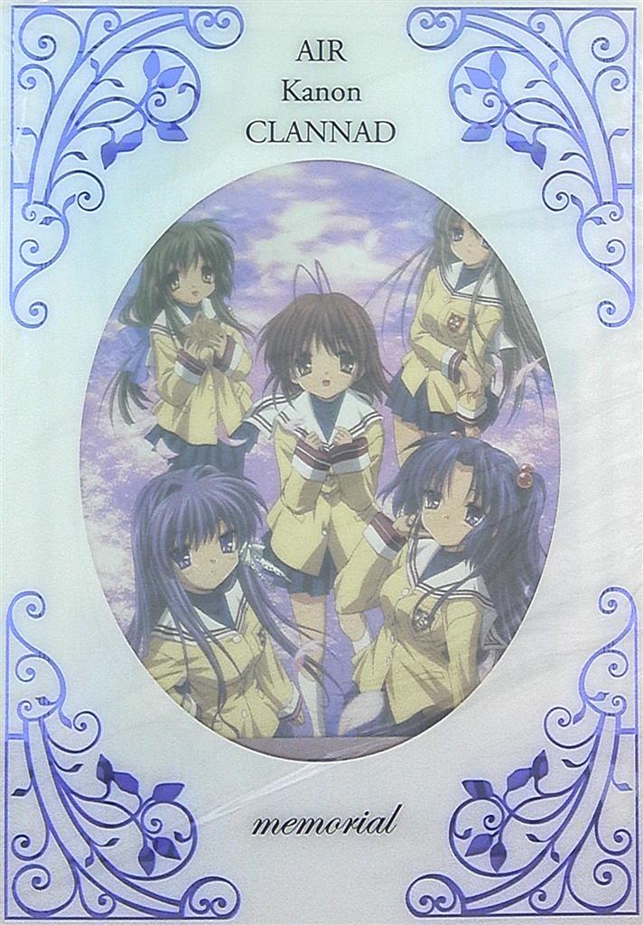 日本未入荷 AIR Kanon CLANNAD memorial ケース ポストカードセット