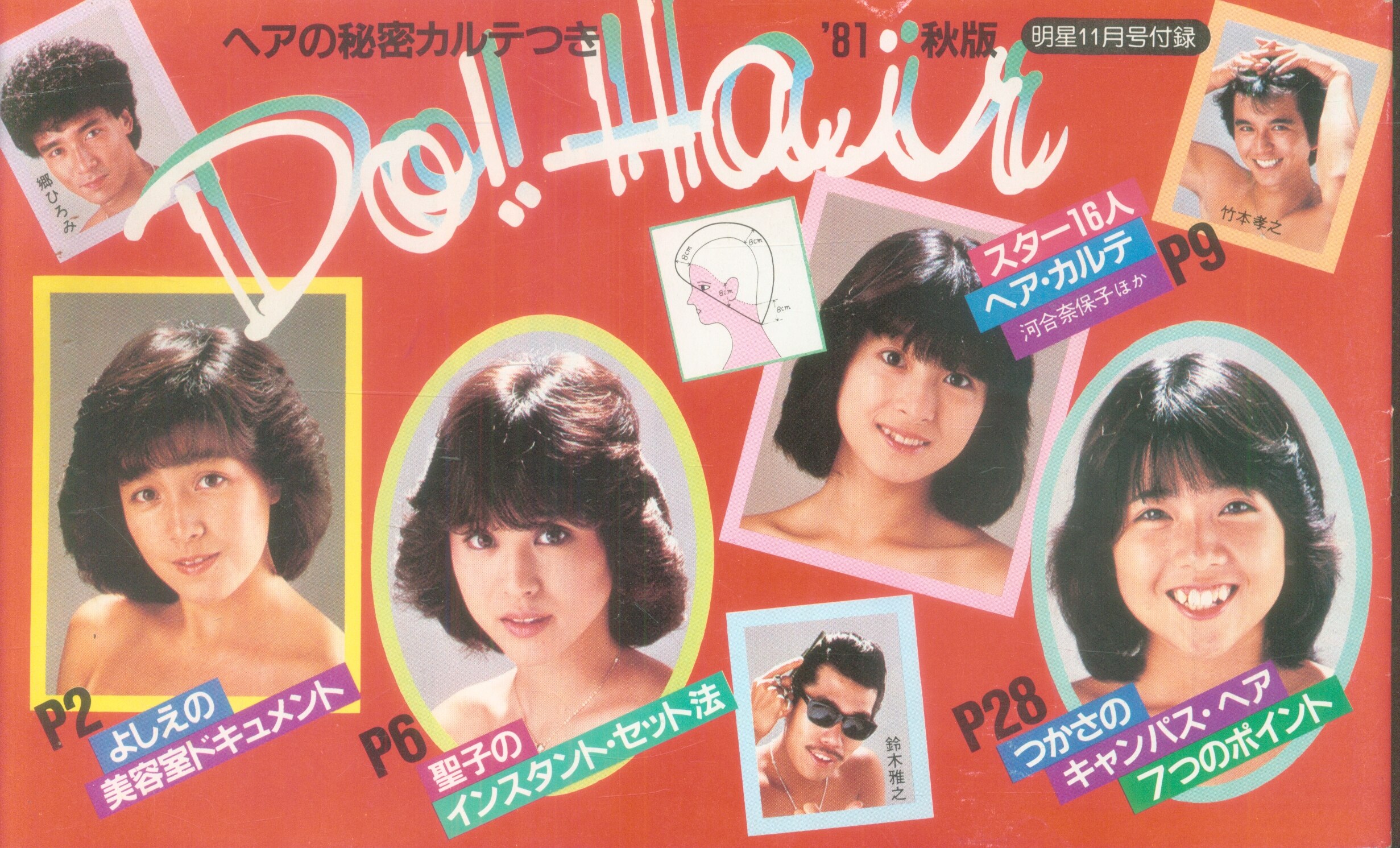集英社 明星 1981年11月号付録 Do!Hair '81 秋版 | まんだらけ Mandarake