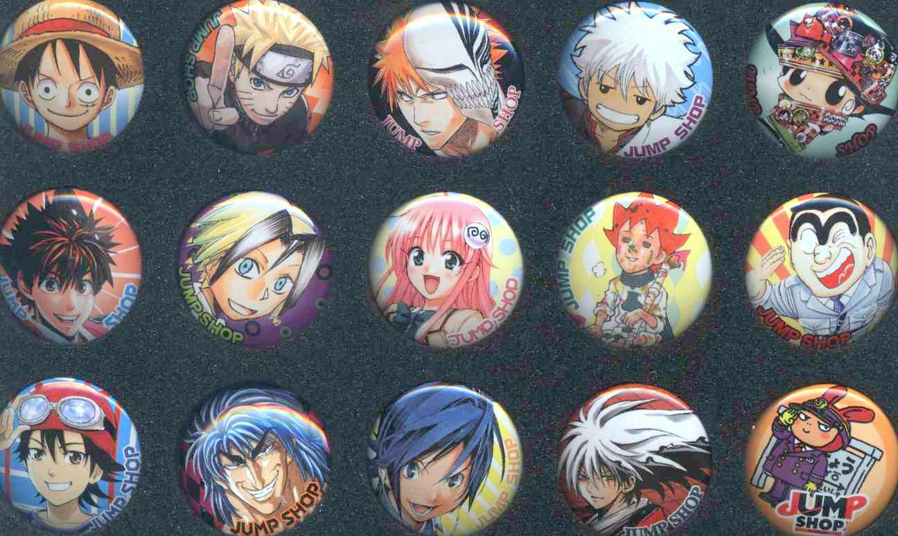 集英社 ジャンプショップ限定オリジナル缶バッジ15種セット