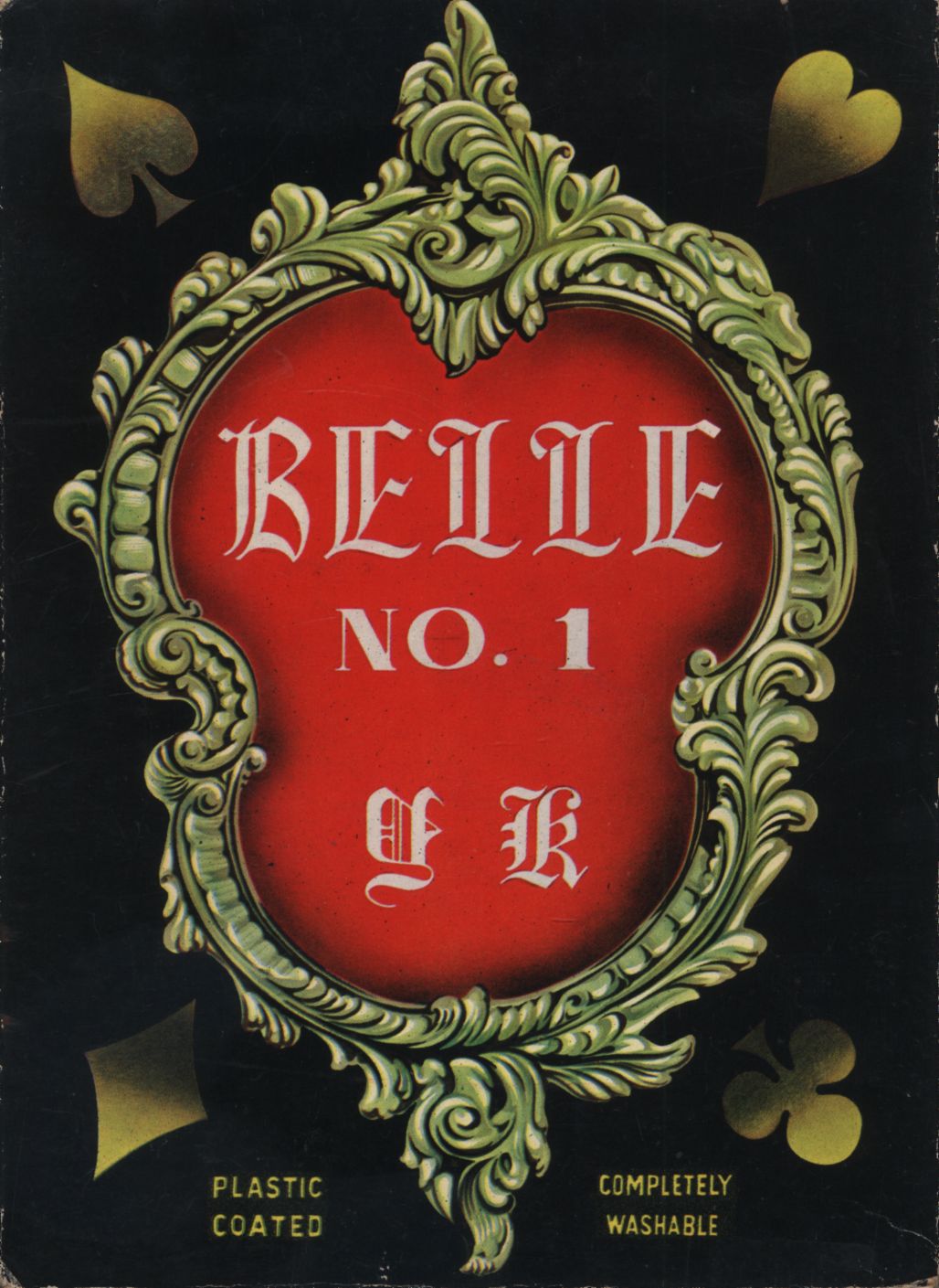 trump belle no.1 yk: 54 playing card king size