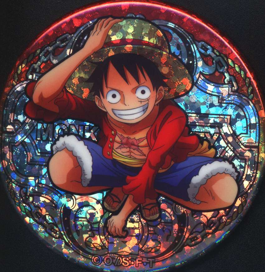 ルフィShine輩缶バッチ