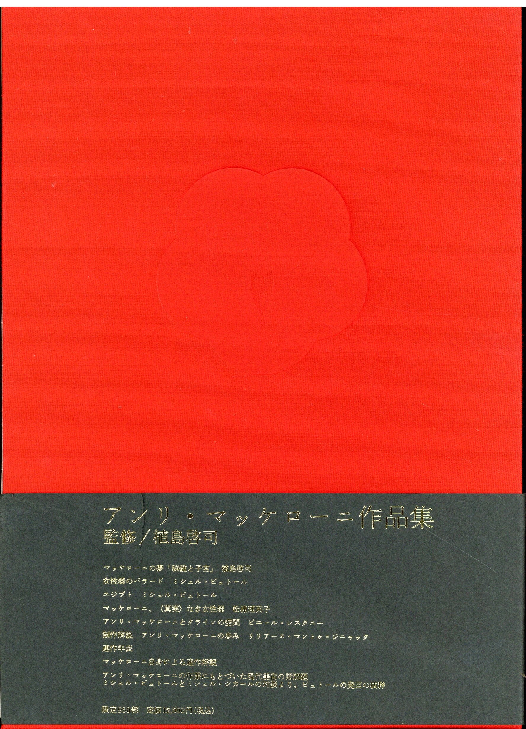 アンリ・マッケローニ作品集 Henri Maccheroni 2冊