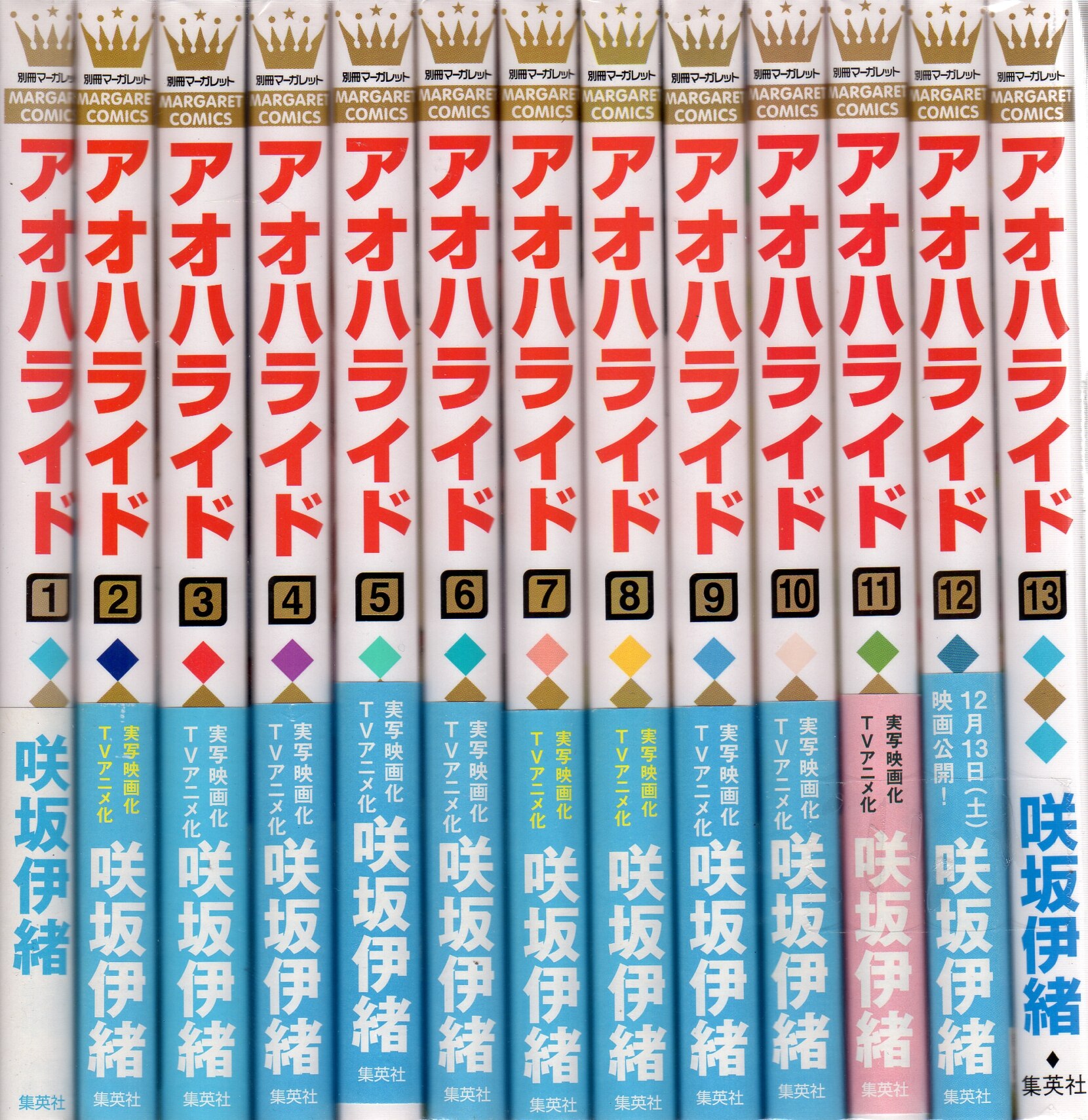 集英社 マーガレットコミックス 咲坂伊緒 アオハライド 全13巻 セット まんだらけ Mandarake 集英社 マーガレットコミックス 咲坂伊緒 アオハライド 全13巻 セット まんだらけ Mandarake