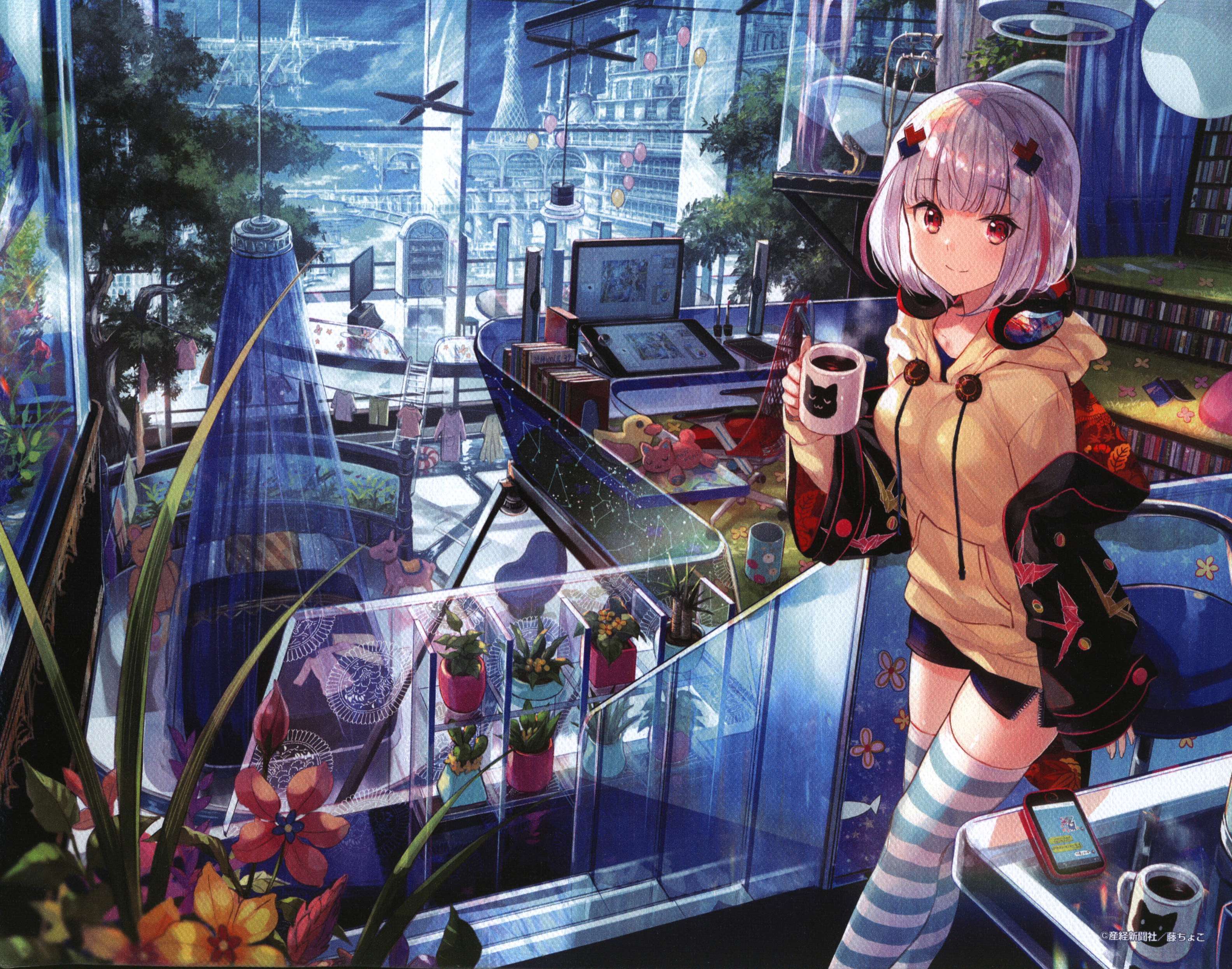 絵師100人展 08 flagments 藤ちょこ［理想のマイルーム