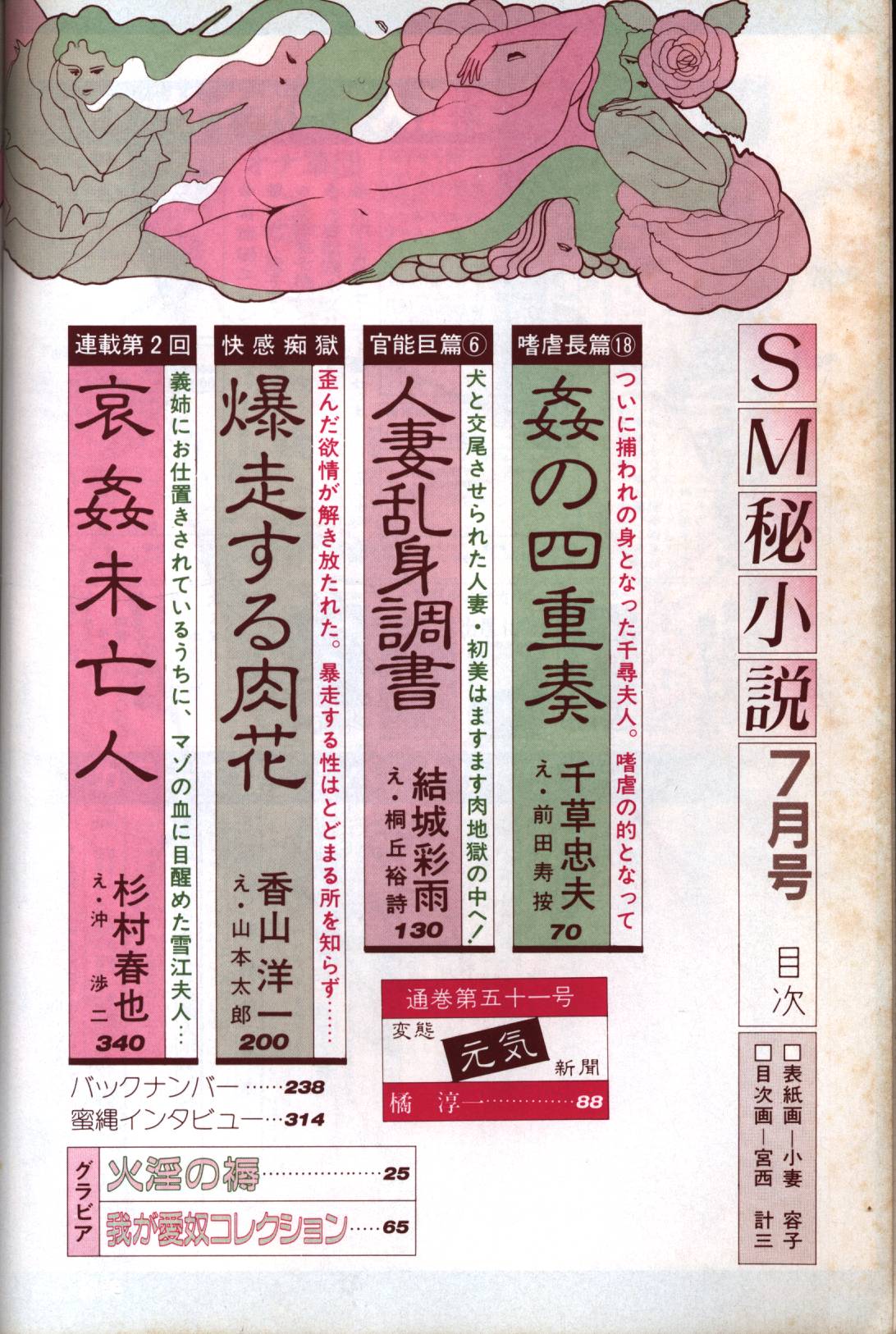SM秘小説　グラビア 